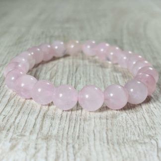 bracelet de quartz rose