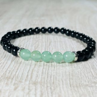 bracelet en obsidienne