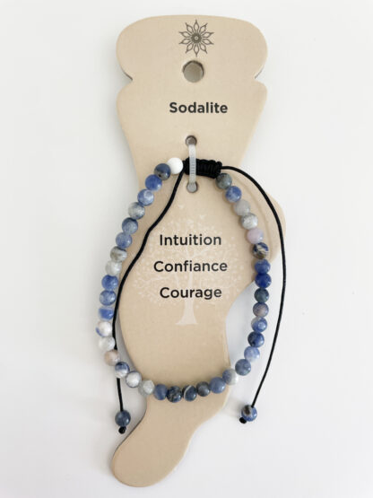 Bracelet de cheville bleu