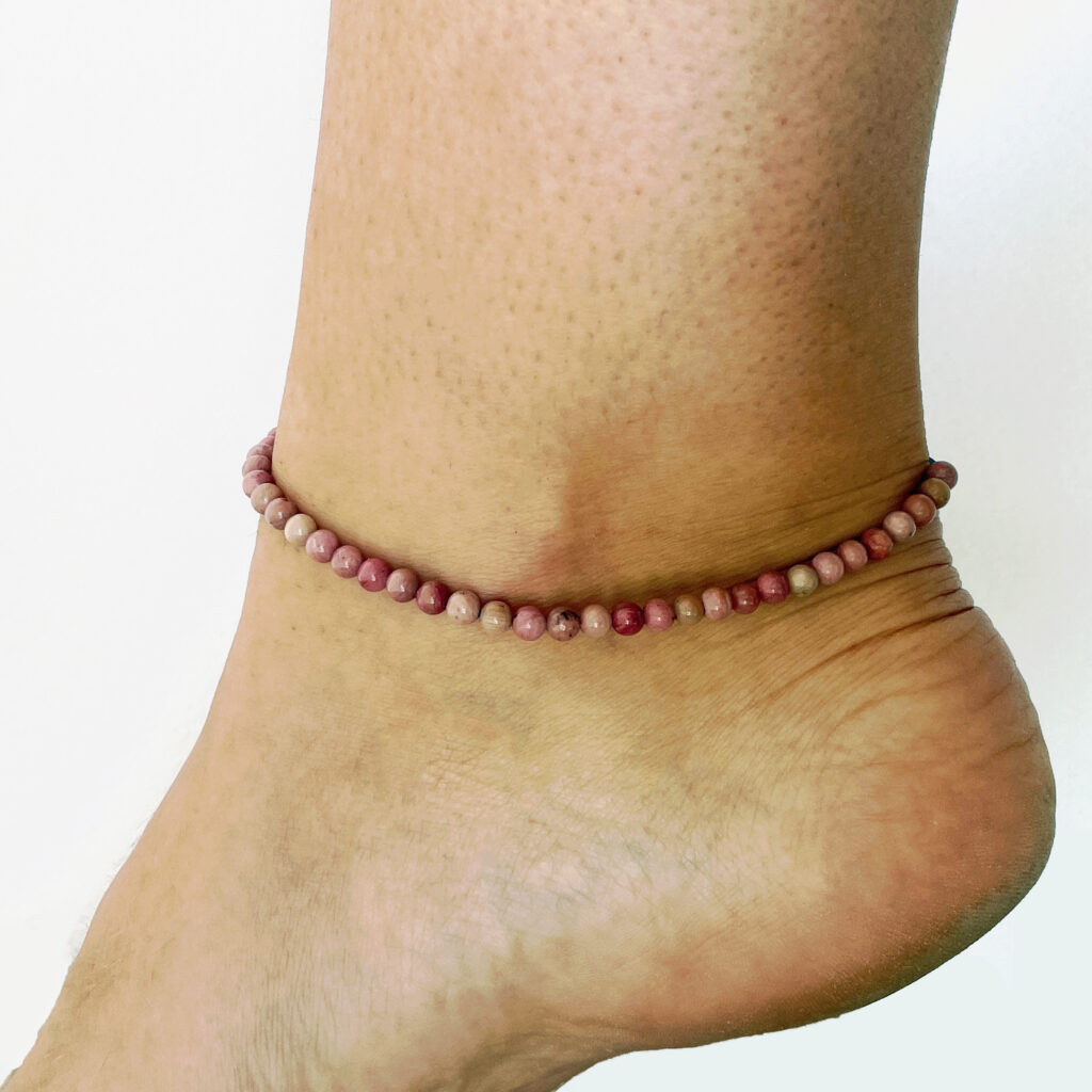 Bracelet De Cheville Bohème étoile De Mer Et Perles – Ajustable, En Alliage Bleu, Parfait Pour La Plage Et L'été !