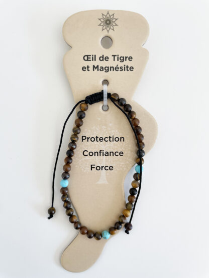 Bracelet de cheville Œil de Tigre