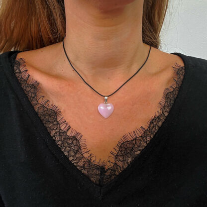 Collier Quartz Rose